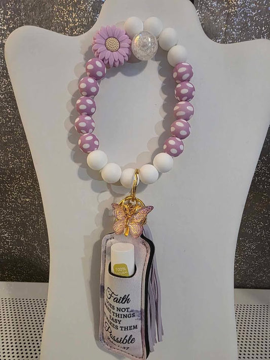 Handmade Keychain Wristlet