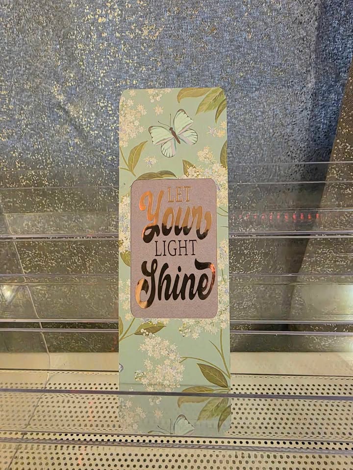 Handmade Inspirational Bookmark