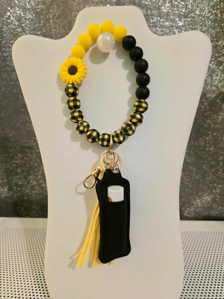 Handmade Keychain Wristlet