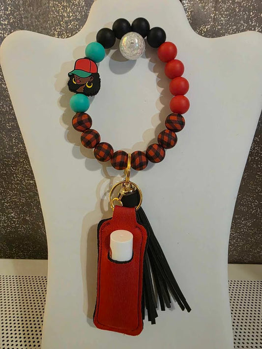 Handmade Keychain Wristlet