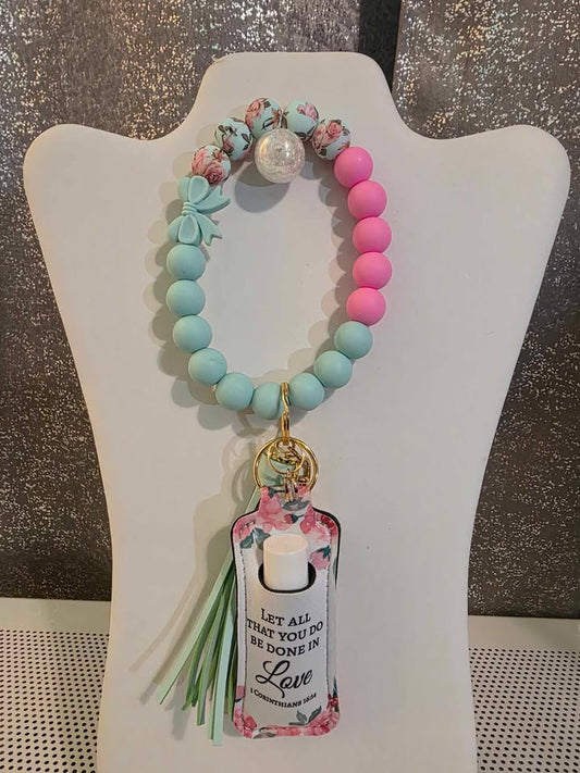 Handmade Keychain Wristlet