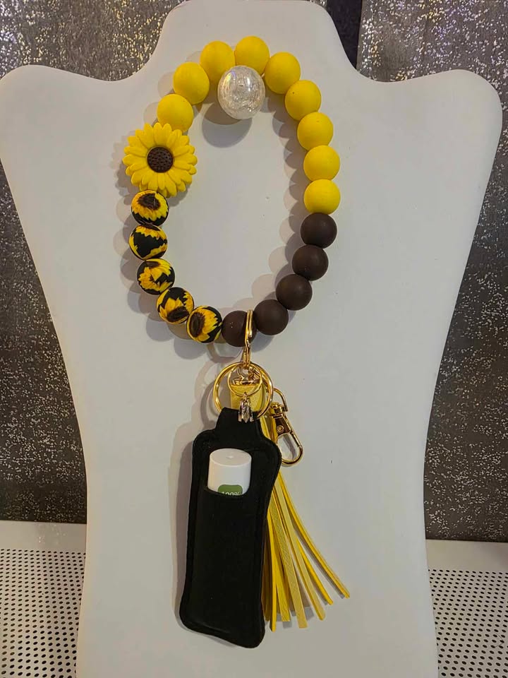Handmade Keychain Wristlet