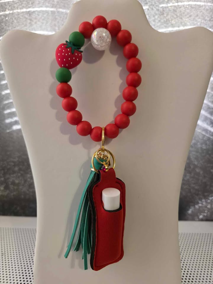 Handmade Keychain Wristlet