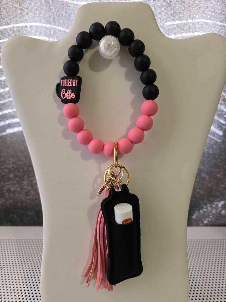 Handmade Keychain Wristlet