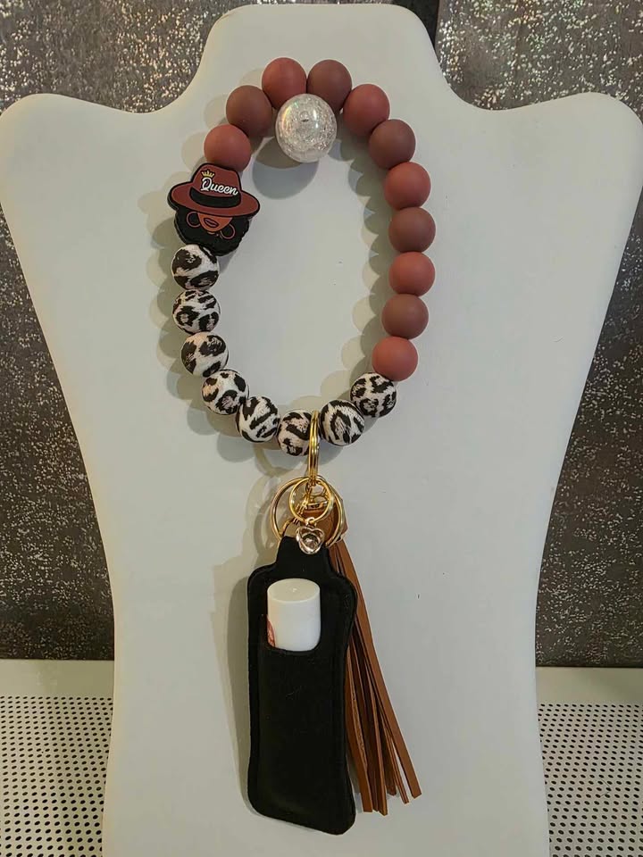Handmade Keychain Wristlet
