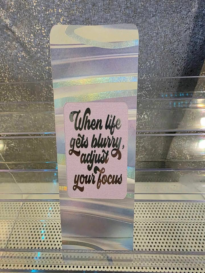 Handmade Inspirational Bookmark
