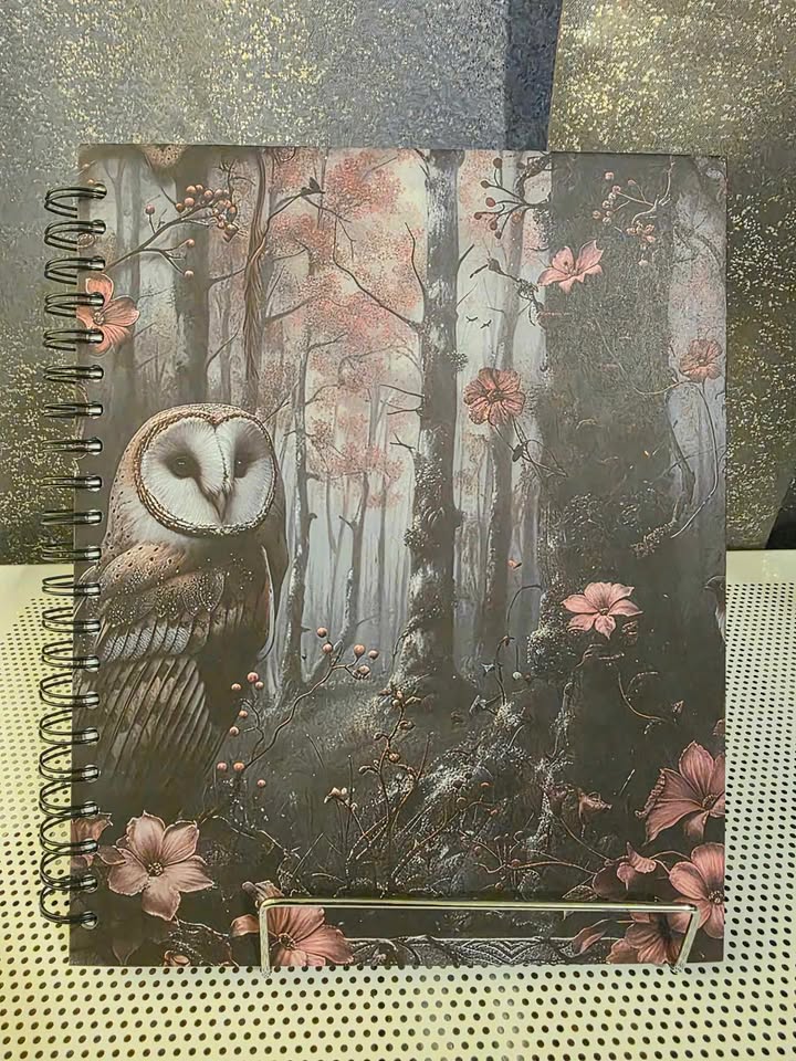 Handmade Journal Barn Owl