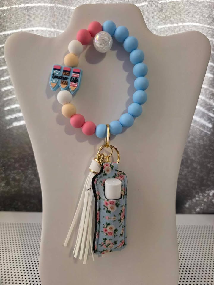 Handmade Keychain Wristlet